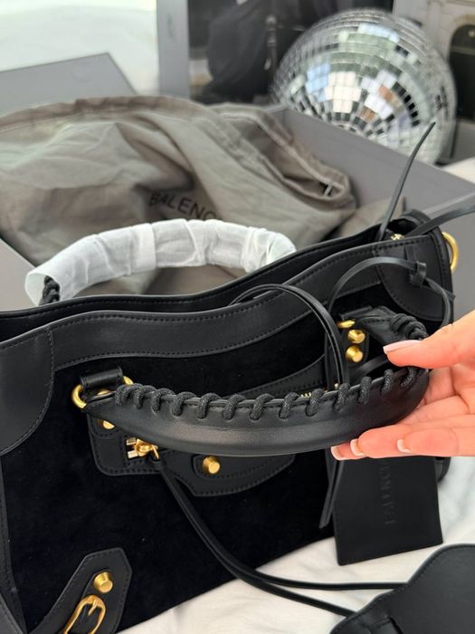 Torebka Balenciaga le city suede black