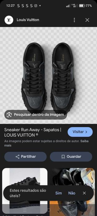 Vendo sapatilhas luis viton originas