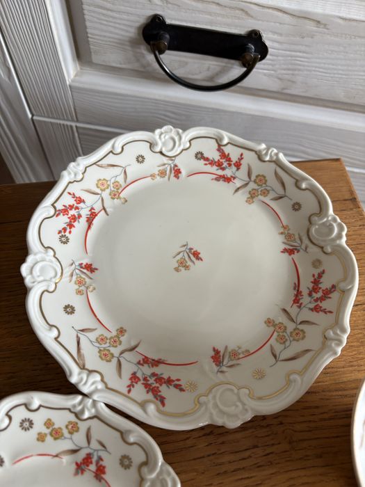 Filiżanka spodek trio porcelana Weimar
