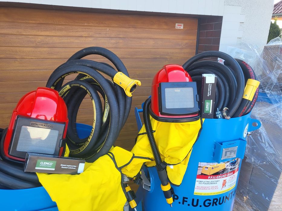 Komplet kompresor 5m/M + piaskarka 200 L nowa dostawa szkolenie gratis