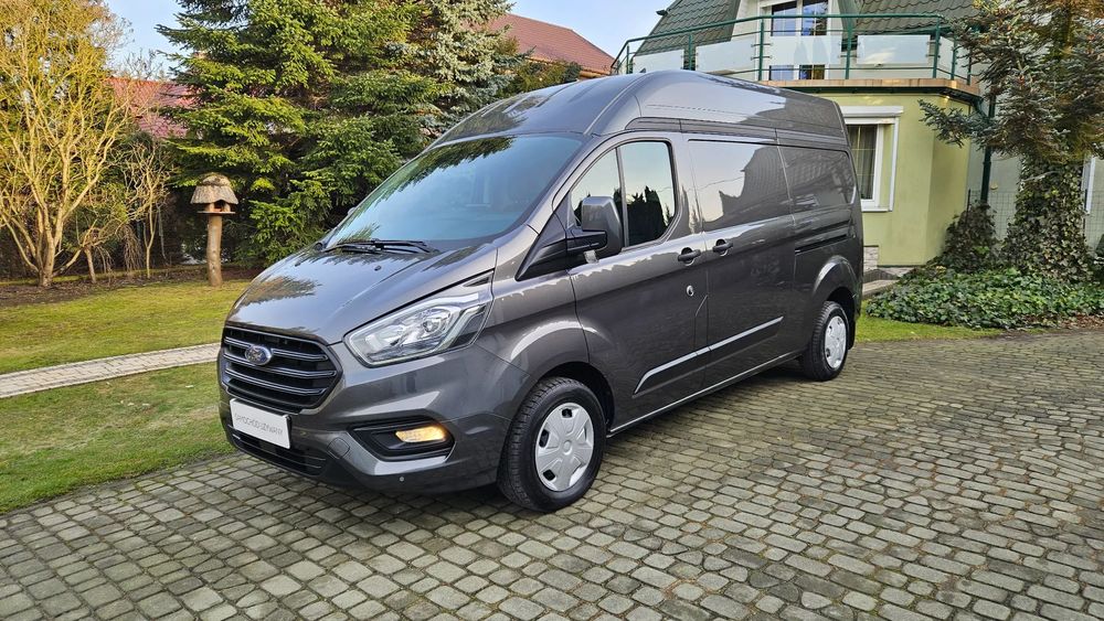 Ford Custom 2,0 TDCI 170KM  L2H2 Webasto Kamera 2xDrzwi Hak Duży Wyświetlacz Super Stan