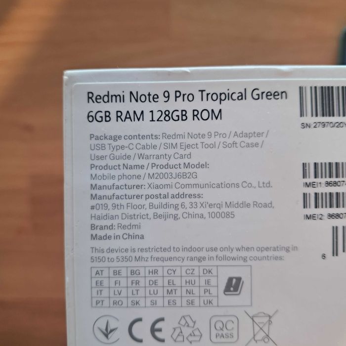 Telefon Xiaomi Redmi Note 9 Pro