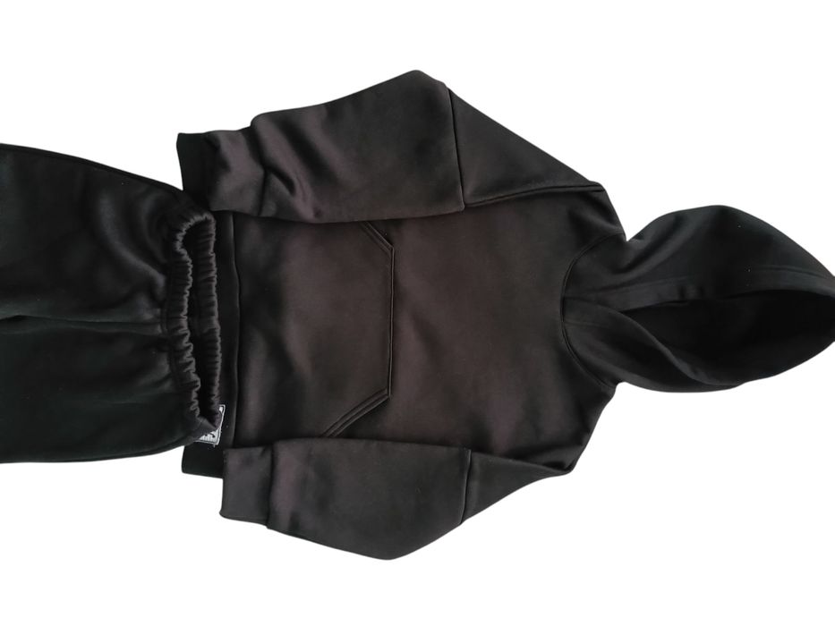 Дитячий чорний спортивний костюм з начосом р. 122 кофта нова