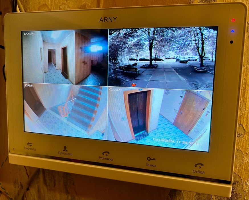 ВидеоДомофон Видео Домофон Регистратор Камеры Arny 1025 Квадратер
