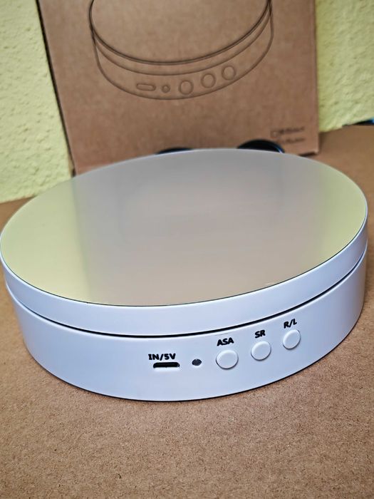 Base Rotativa Automática 14cm – Fotografia e Vídeo (7kg) – Nova
