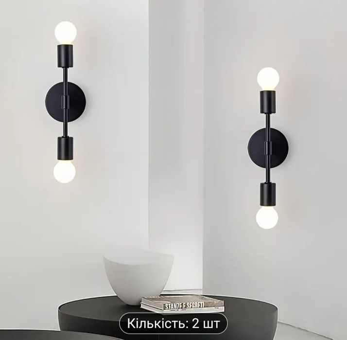 Настінні світильники