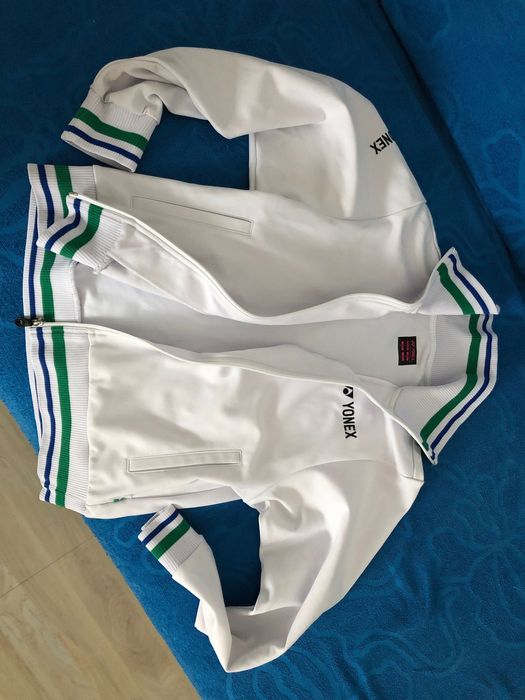 piękna biała damska bluza yonex 75th rozm L