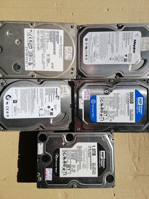 HDD Seagate,Toshiba,Hitachi 320gb до 1Tb для ноутів робочі з бедами.