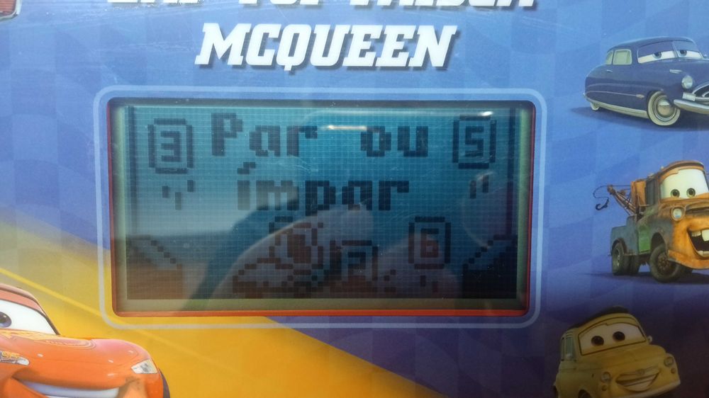 Jogo computador MCQUEEN para crianças