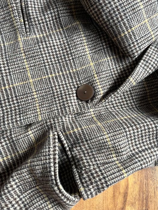 Płaszcz w kratke krate