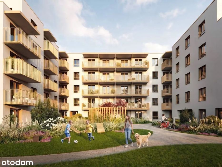 3-pokojowe mieszkanie 49m2 + loggia