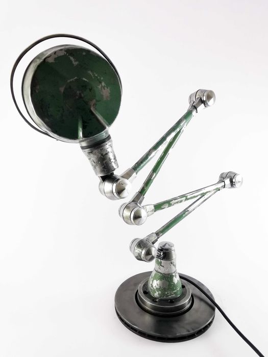 Jieldé 4 braços, 60´s industrial frances candeeiro de pé bauhaus retro