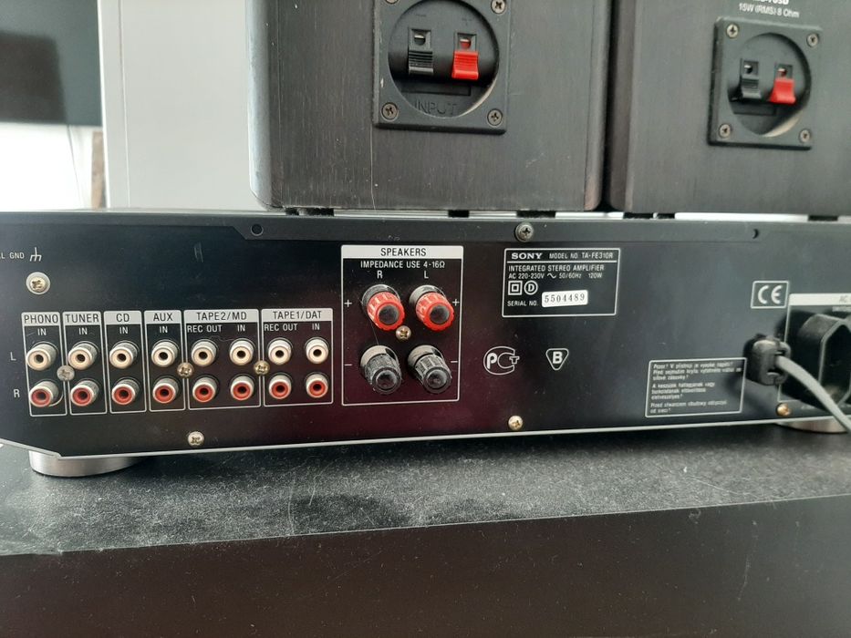 Zestaw audio sony/tonsil/rava