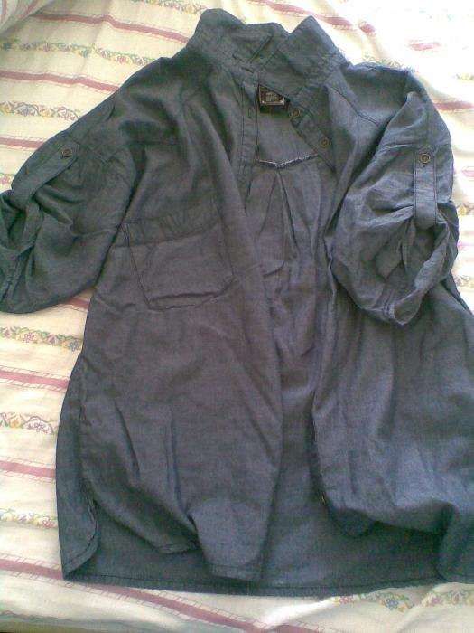 camisas L sra - azul