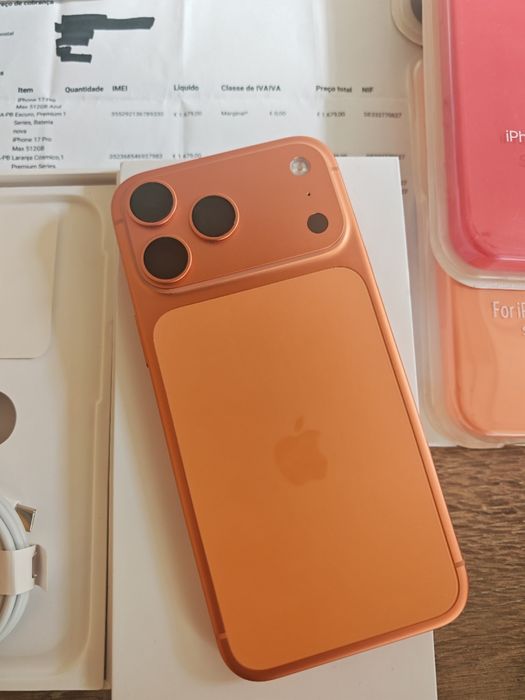iPhone 17 Pro Max 512GB Laranja Novo(Nunca Usado)C/Garantia Aceito Retomas