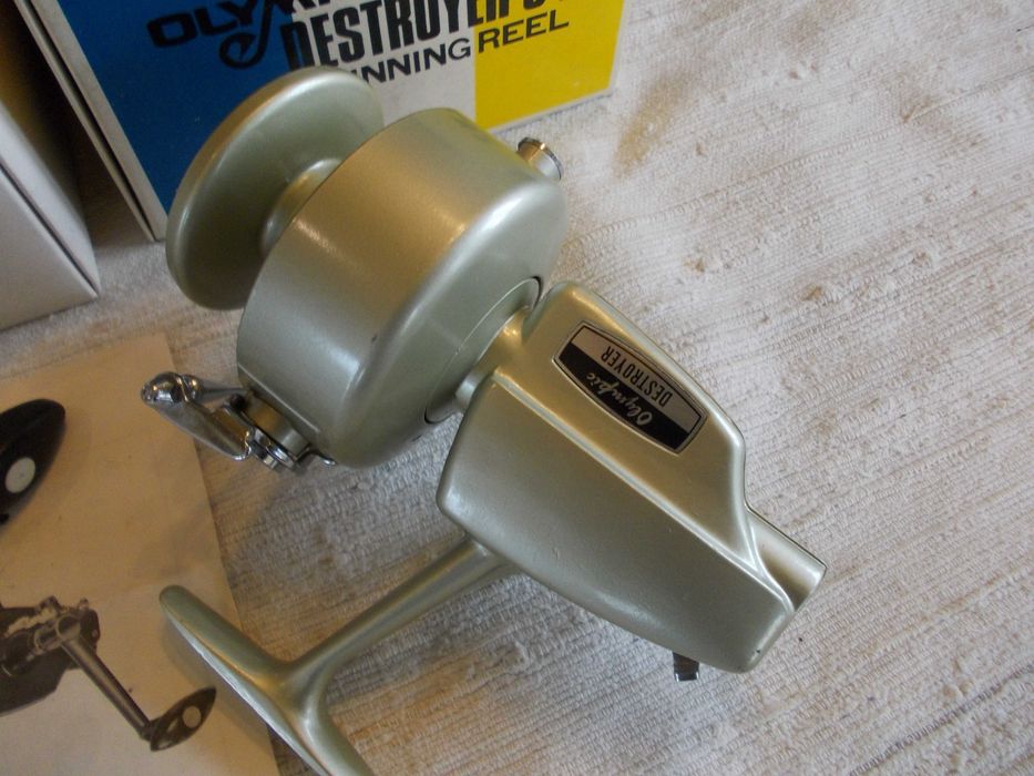 Carreto Carrinho de Pesca OLYMPIC DESTROYER Made in Japan Stock antigo