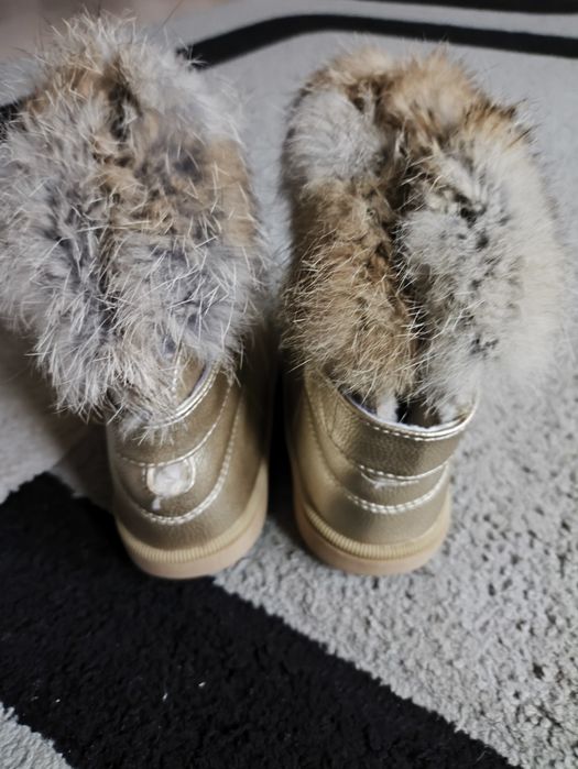 Buty zimowe śniegowce dla dziewczynki r 25