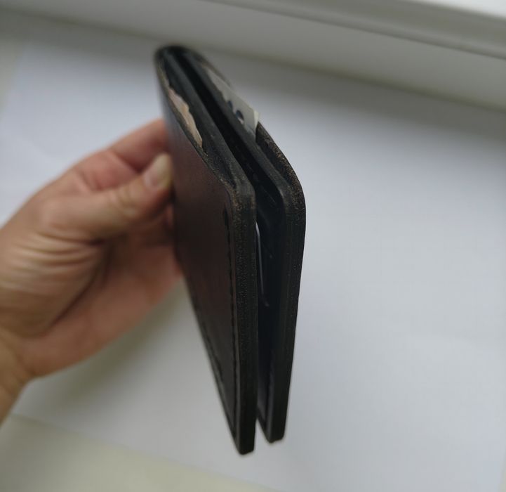 Мужской кожаный кошелек портмоне JS Leather ручная работа