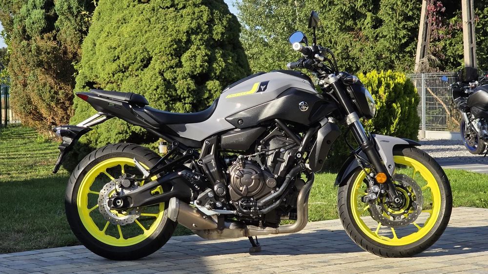 Yamaha MT 07, ABS, Tylko 14400 km., Night Fluo, Bezwypadkowy, FV23%, Transport