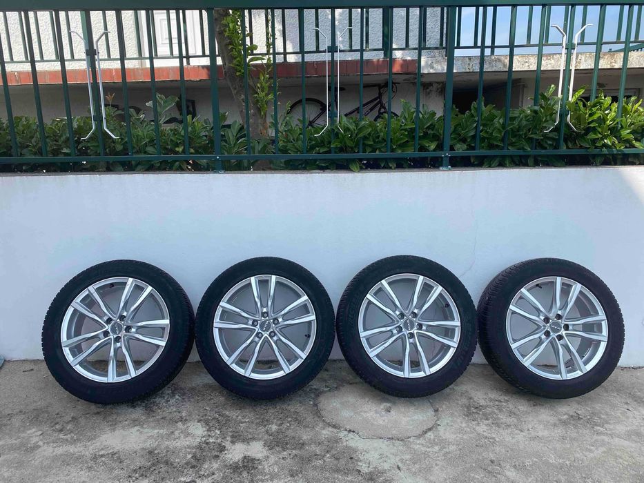 4 Pneus Michelin 215/55 R18 + 4 Jantes Alumínio MAK 18