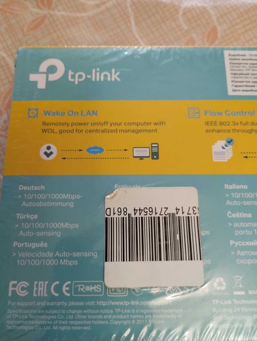 Новый Гигабитный сетевой адаптер Tp-link TG-3468 PCI Express