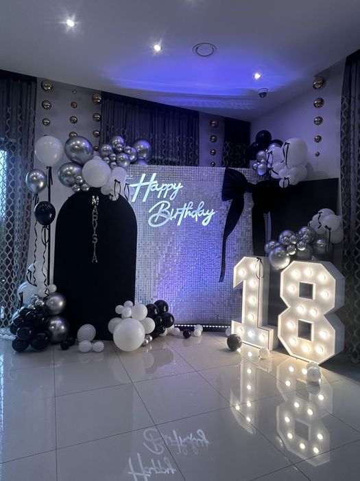 .	Ścianka balonowa / dekoracje okolicznościowe – na każdą imprezę by