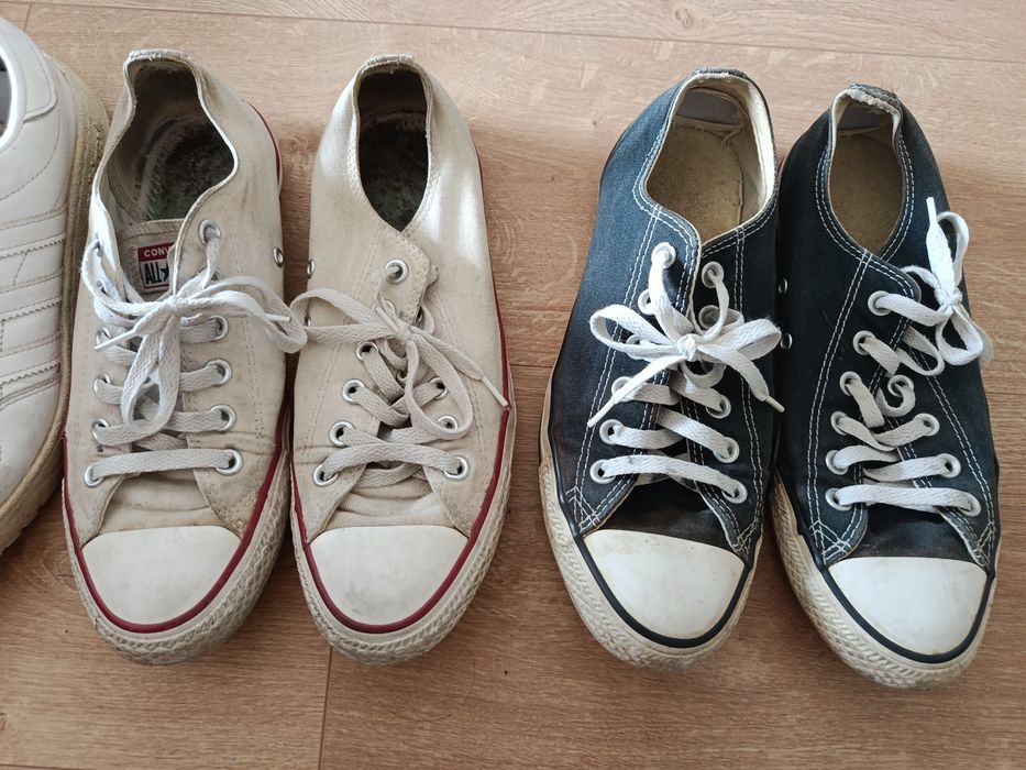 Converse All Star Pretas / Brancas