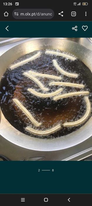 Maquina churros automática