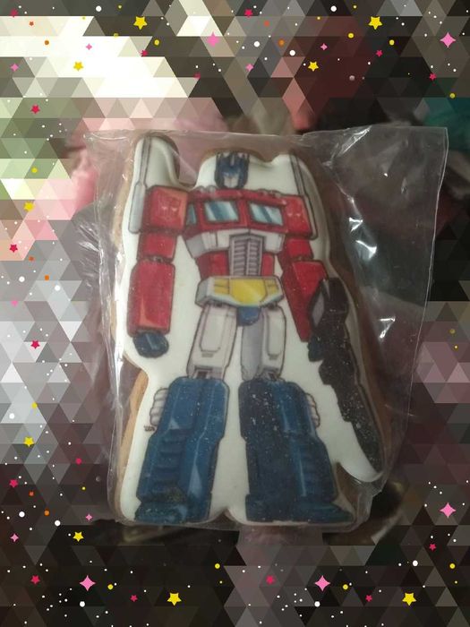 Оптимус Прайм Трансформер имбирный пряник эксклюзив ручная работа