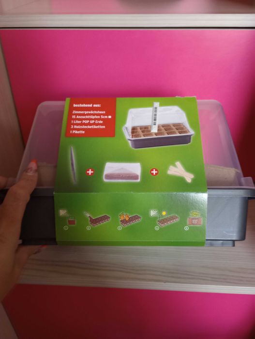 Nowa mini szklarnia