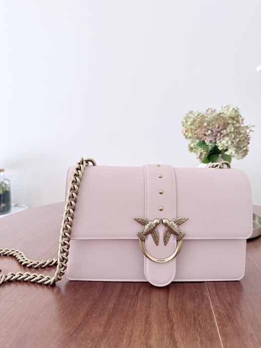 Pudrowy róż | torebka Pinko Love Classic Icon Simply 16