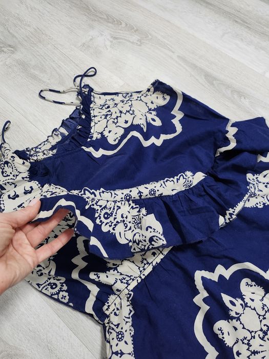 Длинное платье сарафан Tommy Hilfiger denim коттон