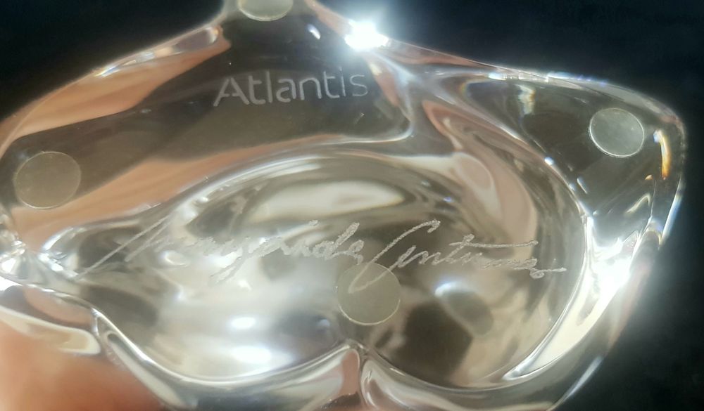 Anjo Atlantis Cristal Assinado Margarida Antunes 10,5 cm