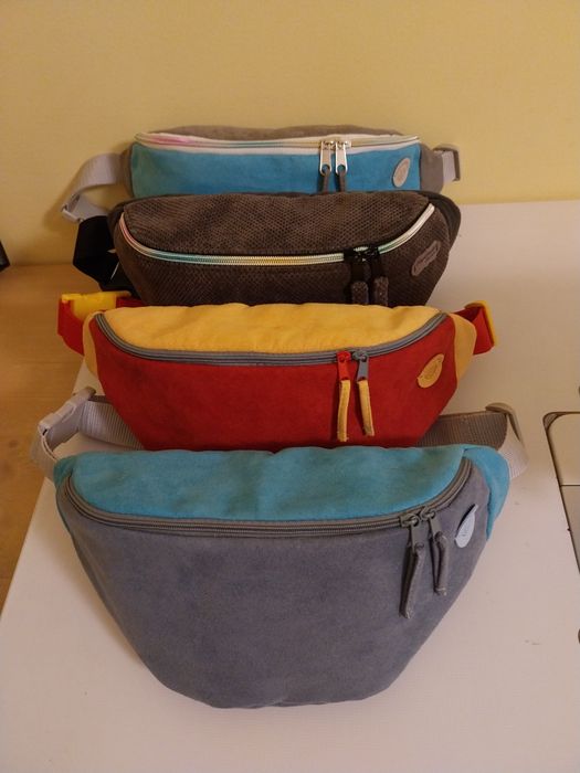 Saszetka/Nerka Duża Hand Made Kolorowa Modna