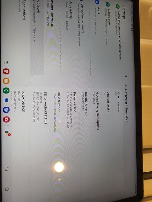 Tablet Galaxy tab s9 fe 5g