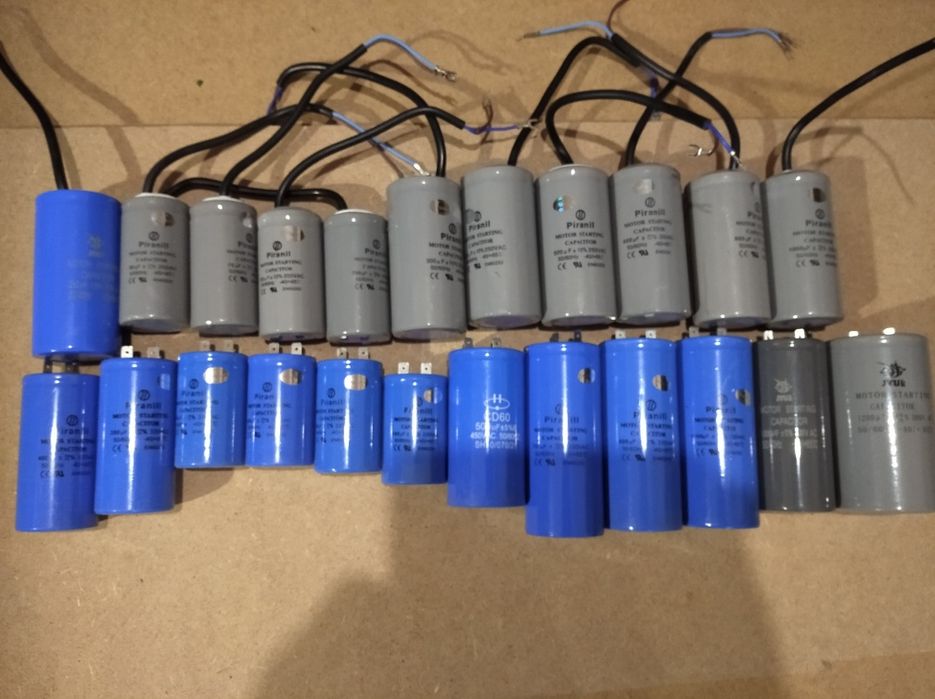 Конденсатори пускові та робочі