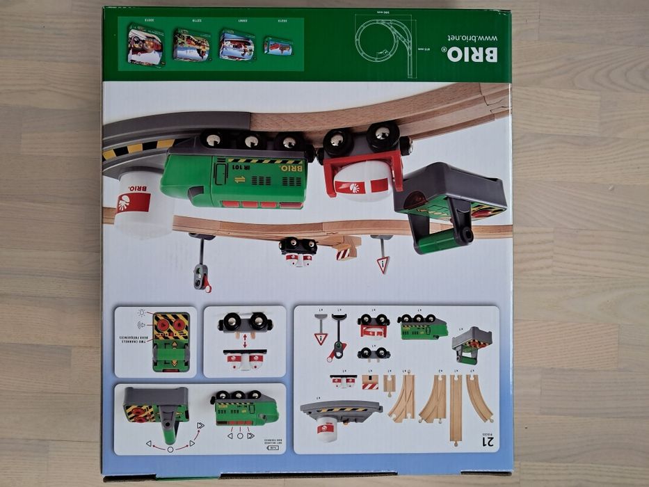 Kolejka BRIO 33517 zestaw zdalnie sterowany NOWY tory lokomotywa