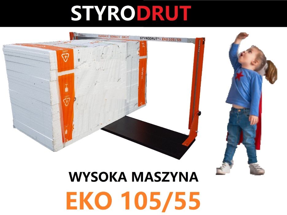 Maszyna przecinarka do styropianu EKO 105/55 urządzenie struna xps