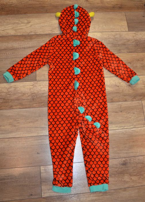 Кігурумі, комбінезон, ромпер теплий Дракон р-р 98-110 см, 3-5 років