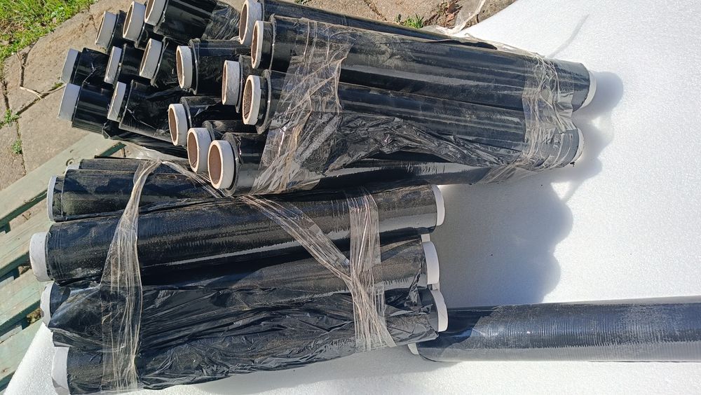 Folia stretch czarna ok 1.5kg