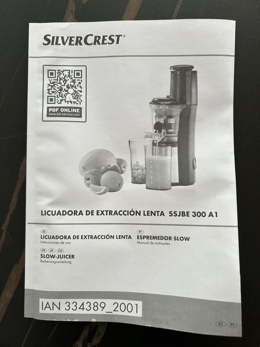 Máquina de sumos silvercrest (Lidl)