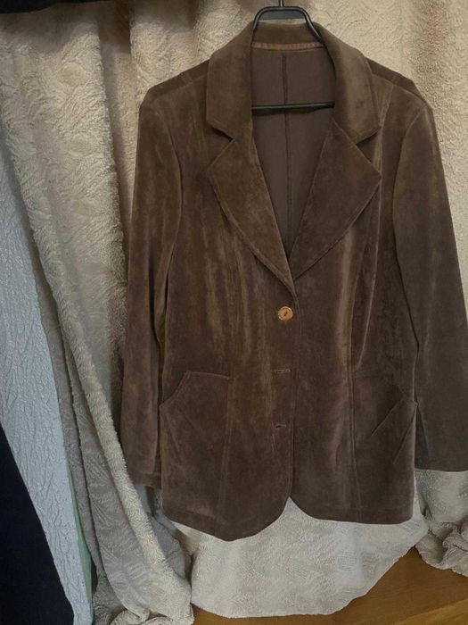 Żakiet ze sztruksu brązowy nowy
