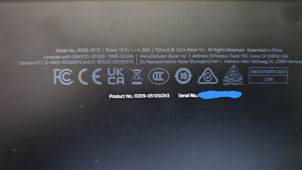 Razer Blade 16 RZ09-0510 QHD+ OLED 240Hz, i9-14900HX, 4070 8Gb, 32Gb DDR5, 1Tb