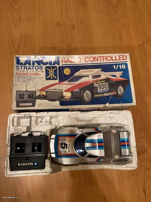 Brinquedo Carro Lancia Stratos radio control Antigo