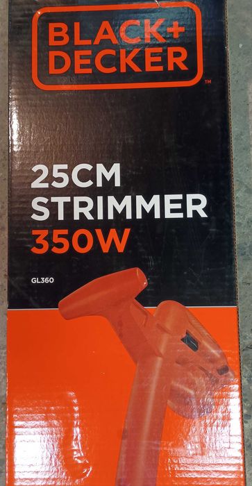 Podkaszarka elektryczna BLACK+DECKER STRIMMER 25CM 350W GL360