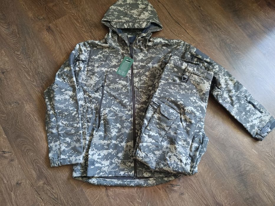 Костюм софтшел теплий на флісі