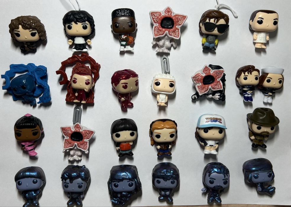 ПОВНА колекція фігурок дивні дива/кіндер/stranger things/kinder joy