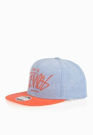 Boné NOVO azul e laranja da Jack & Jones