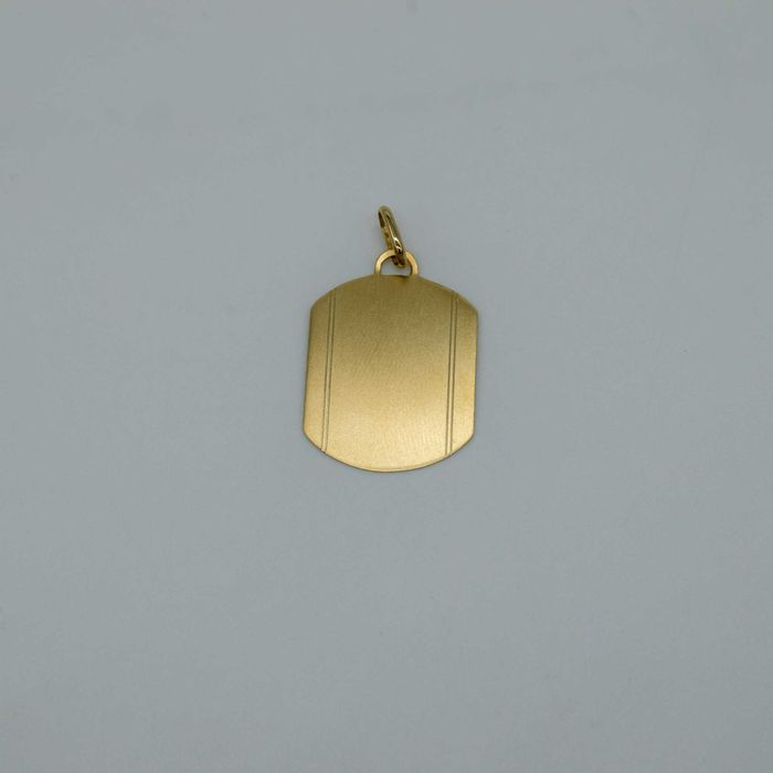 złota zawieszka 585 blaszka nieśmiertelnik 1,14g NOWA WYSYŁKA GRATIS