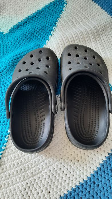 Crocs laczki gumowe r.32, klapki, plaża